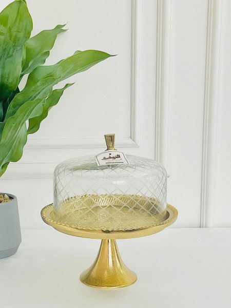 مضيفة مع اجر وغطا نحاس هندي