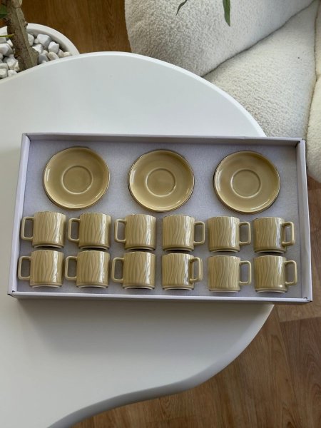طقم فناجين قهوة أمبر 12+12