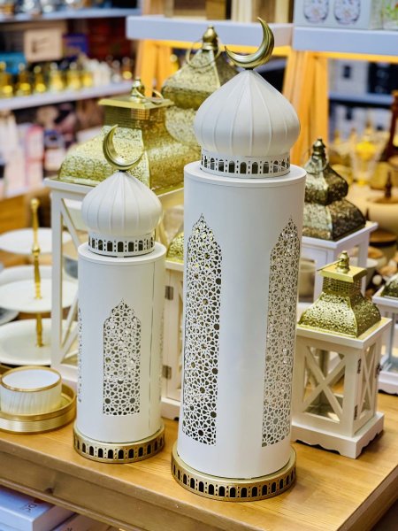 طقم مآذن معدن تقيل قطعتين