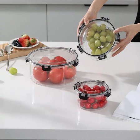 تبروير اكريلك طقم دائري اربع قطع